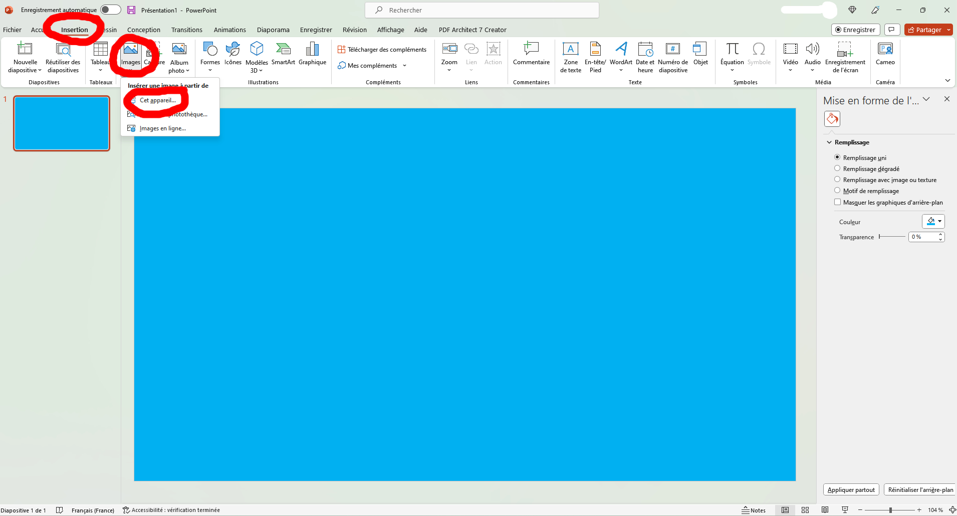 comment supprimer une image sur powerpoint